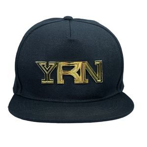 YRN Migos Yung Rich Nation Gold Logo SnapBack Hat - One Size